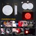 RP6640-1002R 1156 Red LED Rear Light Turn Signal Inserts for Harley Dyna Softail XL
