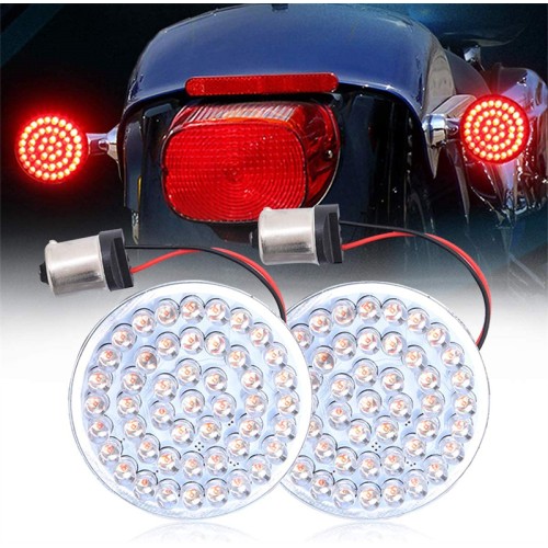 RP6640-1002R 1156 Red LED Rear Light Turn Signal Inserts for Harley Dyna Softail XL