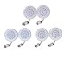RP6640-1009 1156 White/Amber LED Rear Light Turn Signal Inserts for Harley Dyna Softail XL