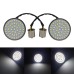 RP6640-1014 2” Bullet 48-LED 1157 2835 SMD LED Turn Signal Light Inserts for Harley Dyna Softail XL