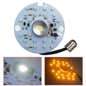 RP6640-1015WY 1157 Bulb LED Turn Signal Light Inserts for Harley Road King Glide Electra