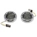 RP6640-1029 3-1/4 Rear 1157 Bullet Style Red LED Turn Signal Light for Motorcycle for Harley Road King Glide Electra