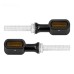 RP6640-1033 Motorcycle Mini LED Rear Turn Signals Indicators Running Blinker Amber Light For Harley Davidson HD Sportster Dyna Softail Touring