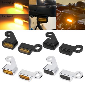 RP6640-2056 Motorcycle Mini LED E Mark Turn Signal Light Running Indicator Lamp For Harley Davidson