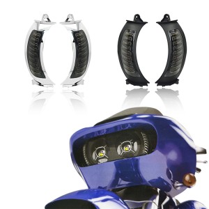 RP6640-2058 Motorcycle Headlight Turn Singal Bezel for Harley Road Glide 2015-2024(except '23-later FLTRXSE, '24 FLTRX and FLTRXSTSE)