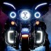 RP6640-2068 Tracer LED Lower Fairing Lower Grills Lights For Harley Touring Road King Models 2014-Later Harley Electra Glide FLHT, Street Glide FLHX, Ultra Limited FLHTK 2014-2024