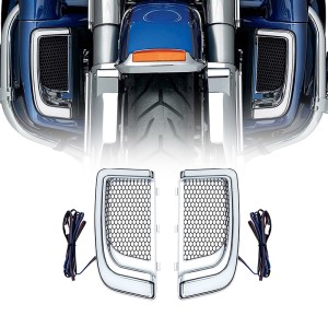 RP6640-2068 Tracer LED Lower Fairing Lower Grills Lights For Harley Touring Road King Models 2014-Later Harley Electra Glide FLHT, Street Glide FLHX, Ultra Limited FLHTK 2014-2024