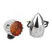 RP6640-2070 Motorcycle Parts LED Turn Signals Lights Front Indicator Light Flasher Lamp For Harley Davidson Touring models : street glide ,road king ,Electra Glide models ( Front Position )
