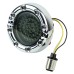 RP6640-2130 3-1/4 Flat LED 1157 Motorcycle Amber White with Fire Ring LED Turn Signal Light Inserts For Harley Davidson