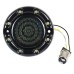 RP6640-2130 3-1/4 Flat LED 1157 Motorcycle Amber White with Fire Ring LED Turn Signal Light Inserts For Harley Davidson