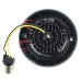 RP6640-2133 2inch Flat LED 1157 Amber White with Fire Ring LED Turn Signal Light Inserts For Motorcycle For Harley Davidson