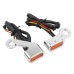 RP6640-2140 Motorcycle Running Blinker Amber Light Mini LED Turn Signals Indicators For Harley Softail 2015-2023 Harley Touring 2009-2013