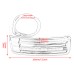 RP6640-3009 Motorcycle LED Saddlebag Light Brake Run Turn Signal Lamp For Harley Touring  2014-Later(except '23-later FLTRXSE,FLHXSE, '24 FLHX,FLTRX and FLTRXSTSE)