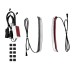 RP6640-3017 Motorcycle Saddlebag LED Brake Flowing Turn Signal Accent Light For Harley Touring Models 2014-Later(except '23-later FLTRXSE,FLHXSE, '24 FLHX,FLTRX and FLTRXSTSE)