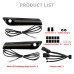 RP6640-3018 Motorcycle Saddlebag Latch LED Light Turn Signal Brake Run Accent Lamp For Harley Touring Models 2014-Later(except '23-later FLTRXSE,FLHXSE, '24 FLHX,FLTRX and FLTRXSTSE)