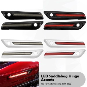 RP6640-3018 Motorcycle Saddlebag Latch LED Light Turn Signal Brake Run Accent Lamp For Harley Touring Models 2014-Later(except '23-later FLTRXSE,FLHXSE, '24 FLHX,FLTRX and FLTRXSTSE)