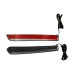 RP6640-3019 Motorcycle Smoke Rear Saddlebag Extended LED Red Run Brake Turn Signal Light For Harley Touring Models 2014-Later(except '23-later FLTRXSE,FLHXSE, '24 FLHX,FLTRX and FLTRXSTSE)