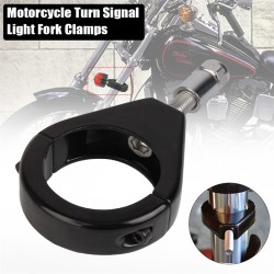 RP6640-6007 Motorcycle 41mm Turn Signal Relocation Fork Clamp For Harley All models with 41mm Fork tubes