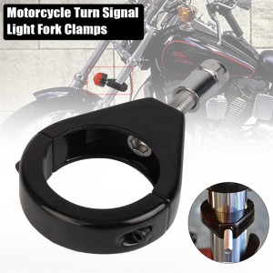 RP6640-6007 Motorcycle 41mm Turn Signal Relocation Fork Clamp For Harley All models with 41mm Fork tubes