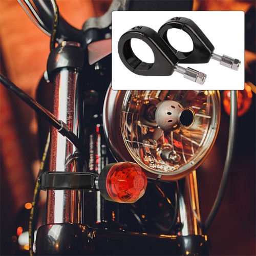 RP6640-6008 Motorcycle 39mm Turn Signal Relocation Fork Clamp For Harley All models with 39mm Fork tubes