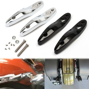 RP6640-6013 Motorcycle Rear Turn Signal License Plate Relocation Bracket For Harley Softail All Models 2000-Later(except FXDR)