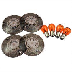 RP6640-7001 Motorcycle Bulbs Turn Signal Light Case Lens Cover For Harley Davidson Road King Touring Models, FLST and FXRT 1986-2007