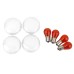RP6640-7002 Turn signal light lenses and bulbs For Harley Sportster 883 1200 XL 72 48 XL1200 2000-2022