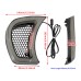 RP6640-8003 Motorcycle LED Headlight Vent Accents Light With Indicator Turn Signal Running Lamp Smoke For Harley Road Glide 2015-2024(except '23-later FLTRXSE, '24 FLTRX and FLTRXSTSE)