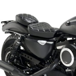RP7710-1001B Rear Passenger Seat Cushion for Harley Sportster Forty Eight XL1200X 2010-2015 Harley Sportster Seventy Two XL1200V 2012-2015