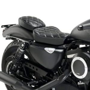 RP7710-1001B Rear Passenger Seat Cushion for Harley Sportster Forty Eight XL1200X 2010-2015 Harley Sportster Seventy Two XL1200V 2012-2015