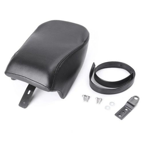 RP7710-1013B Black Leather Rear Passenger Pad Plain Seat for Harley Sportster Iron 883 XL883N 2016-2022 Harley sportster Iron 1200 and Iron XL1200NS 2018-2022