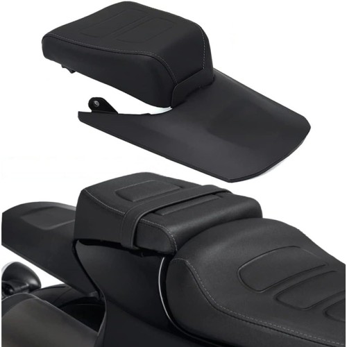 RP7710-1016B Motorcycle Pillion Seat + Rear Fender for Harley Sportster S 1250 RH1250S Models 2021-Later