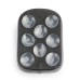 RP7711-1003B 8 Suction Cup Pillion Pad  Passenger Seat for Harley Sportster XL883 XL1200 X48 X72 Dyna Softail Touring Custom