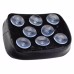RP7711-1004B 8 Suction Cup Pillion Pad  Passenger Sea Cross Pattern for Harley Dyna Sportster Softail Bobber Chopper