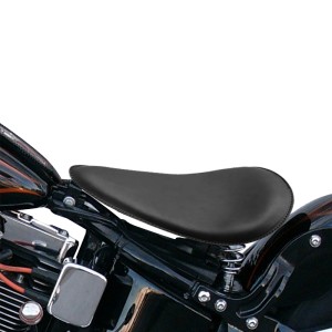 RP7720-0001B Solo Seat +Base Plate +Springs for Harley Chopper Bobber Sportster Custom
