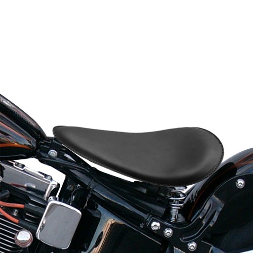 RP7720-0001B Solo Seat +Base Plate +Springs for Harley Chopper Bobber Sportster Custom
