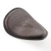 RP7720-0006Z Small Size Brown Leather Solo Seat with Skull Pattern for Harley Chopper Bobber Sportster Custom