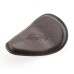 RP7720-0006Z Small Size Brown Leather Solo Seat with Skull Pattern for Harley Chopper Bobber Sportster Custom