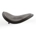 RP7720-0007Z Small Size Brown Leather Solo Seat with Flame Pattern for Harley Chopper Bobber Sportster Custom