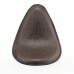 RP7720-0007Z Small Size Brown Leather Solo Seat with Flame Pattern for Harley Chopper Bobber Sportster Custom