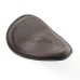 RP7720-0007Z Small Size Brown Leather Solo Seat with Flame Pattern for Harley Chopper Bobber Sportster Custom
