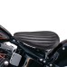 RP7720-0009B Big Size Leather Solo Seat with Stripe  Pattern for Harley Chopper Bobber Sportster Custom