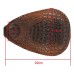 RP7720-0013Z Small Size Leather Solo Seat  with  Crocodile for Harley Chopper Bobber Sportster Custom