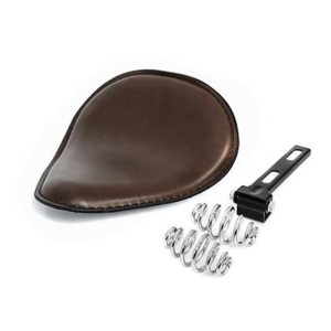 RP7720-0017Z Synthetic Leather Solo Seat for Harley Chopper Bobber Sportster Custom