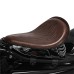 RP7720-0020Z Flame Leather Solo Seat for Harley Chopper Bobber Sportster Custom