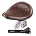 RP7720-0021 Synthetic Leather Solo Slim Seat Large for Harley Chopper Bobber Sportster Custom