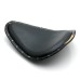 RP7720-0028B BlackLeather Spring Solo Seat Copper Rivets for Harley Chopper Bobber Sportster Custom
