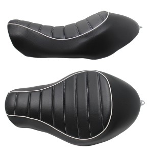 RP7720-2005B Motorcycle Front Driver Solo Seat Horizon  Cushion for Harley Sportster 2004-2015 Harley Sportster XL883 XL883N 2005-2013 Harley Sportster 48 XL1200X Models 2004-2015 Harley Sportster XL1200V Models 2005-2015
