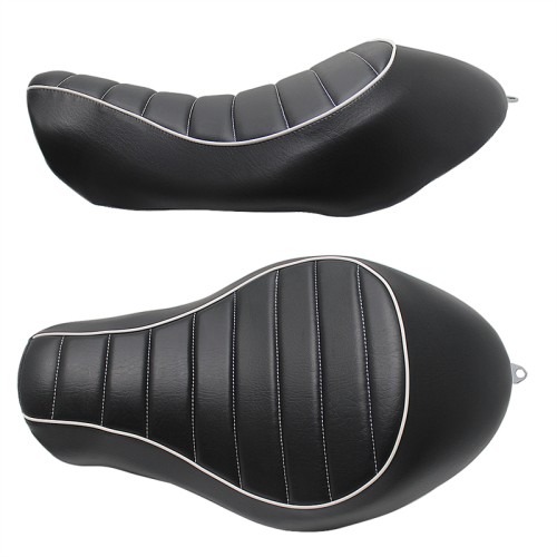 RP7720-2005B Motorcycle Front Driver Solo Seat Horizon  Cushion for Harley Sportster 2004-2015 Harley Sportster XL883 XL883N 2005-2013 Harley Sportster 48 XL1200X Models 2004-2015 Harley Sportster XL1200V Models 2005-2015