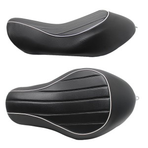 RP7720-2006B Motorcycle Front Driver Solo Seat Stripe Cushion for Harley Sportster 2004-2015 Harley Sportster XL883 XL883N 2005-2013 Harley Sportster 48 XL1200X Models 2004-2015 Harley Sportster XL1200V Models 2005-2015